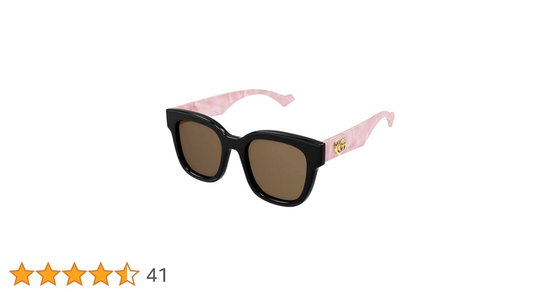GUCCI サングラス　アイウェア　ピンク ラウンドフレーム サングラス（アジアン フィット）ピンク